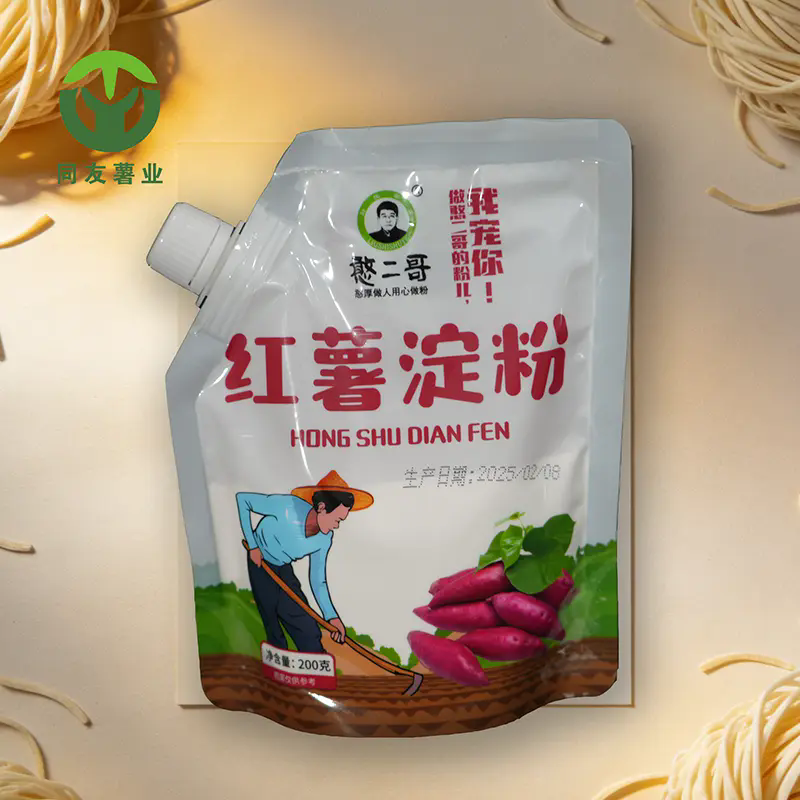 袋詰めサツマイモ澱粉は食品の品質と生産効率をどのように改善できるのでしょうか?